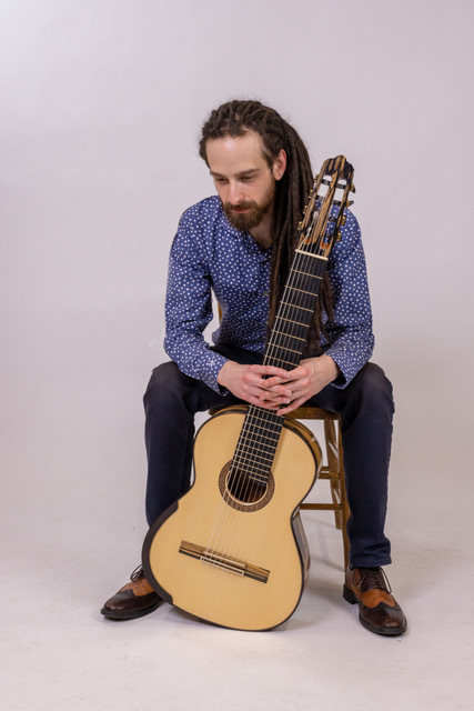 Photograph of guiter maker
